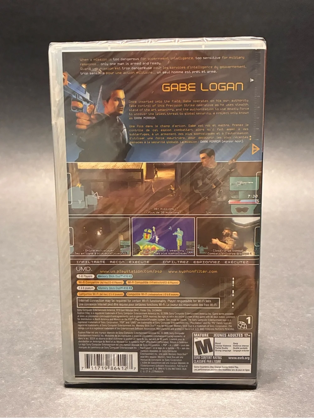 Sony PSP Syphon Filter: Dark Mirror — Brand New Sealed